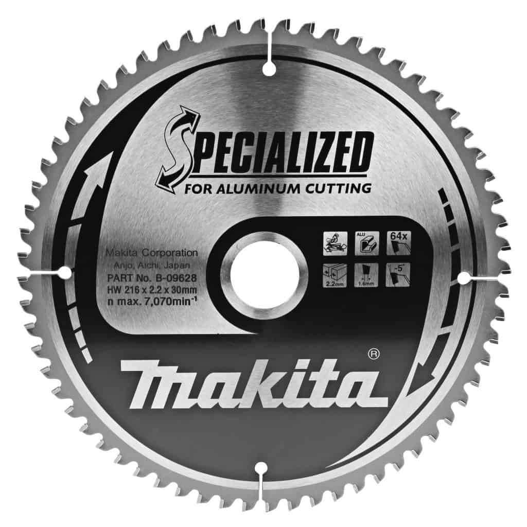 B-09628 – Circular saw blade, Specialized T.C.T, 216 x 30 mm, 64 T