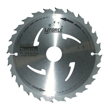 A-89654 – Circular Saw Blade, M-Force T.C.T. 185 x 30 mm, 24 T, Wood / General Purpose